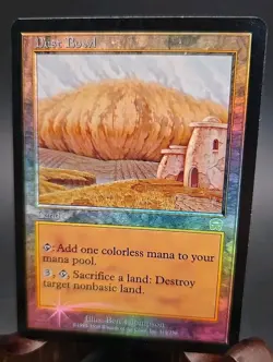 Dust Bowl Mercadian Masques Foil NM Rare Land MTG - Image 1