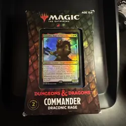 Adventures in the Forgotten Realms Commander Deck: Draconic Rage MTG New Sealed - Image 1