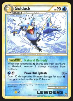Golduck - 22/102 - Rare - Triumphant - Pokemon Card - Image 1