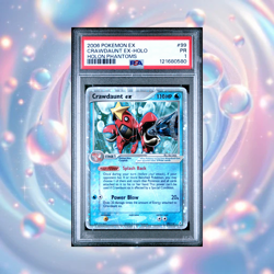 *POP 10* 2006 POKEMON EX HOLON PHANTOMS CRAWDAUNT EX #99 ULTRA RARE PSA 1 PR - Image 1