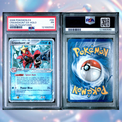 *POP 10* 2006 POKEMON EX HOLON PHANTOMS CRAWDAUNT EX #99 ULTRA RARE PSA 1 PR - Image 2