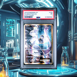*POP 6* 2016 POKEMON XY EVOLUTIONS FULL ART MEWTWO EX 103/108 PSA 1 PR - Image 1