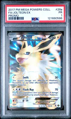 *POP 3* Jolteon EX 28a/83 (Mega Powers Collection) Promo Pokemon Card PSA 1 PR - Image 4