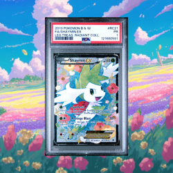 *POP 4* POKEMON LEGENDARY TREASURES SHAYMIN EX #RC21 RADIANT HOLO PSA 1 PR - Image 1