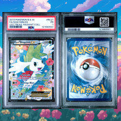 *POP 4* POKEMON LEGENDARY TREASURES SHAYMIN EX #RC21 RADIANT HOLO PSA 1 PR - Image 2