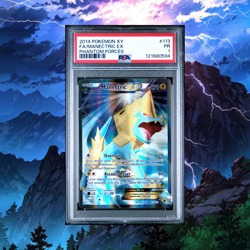 *POP 2* 2014 POKEMON XY PHANTOM FORCES #113 FULL ART/MANECTRIC EX PSA 1 PR - Image 1