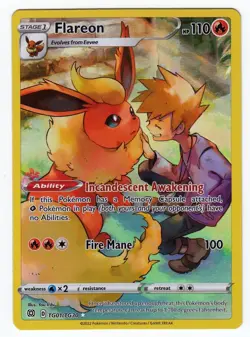 Flareon TG01/TG30 Pokemon SWSH09: Brilliant Stars Trainer Gallery Ultra Rare NM - Image 3