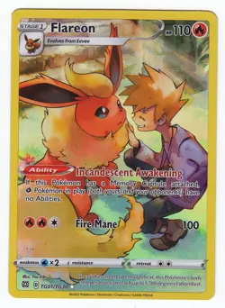 Flareon TG01/TG30 Pokemon SWSH09: Brilliant Stars Trainer Gallery Ultra Rare NM - Image 5