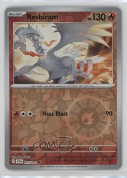 Reshiram Reverse Foil Pokemon SV07: Stellar Crown #022 1l7t - Image 1