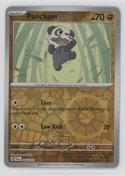 Pancham Reverse Foil Pokemon SV07: Stellar Crown #085 1fi0 - Image 1