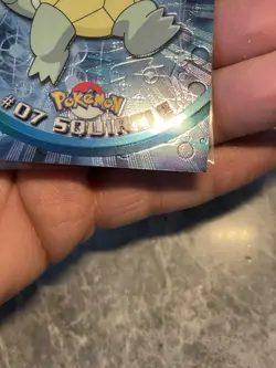 Topps Chrome 2000 Pokemon #07 Squirtle Holo Foil Card - Image 5