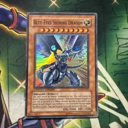 Yugioh! Blue-Eyes Shining Dragon MOV-EN001 Super Rare Limited Edition NM - Image 1