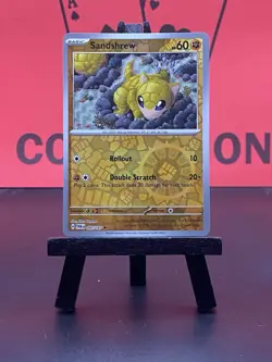 Sandshrew 097/167 Twilight Masquerade Pokemon TCG Reverse Holo Common 2024 NM - Image 2