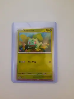 Bulbasaur 046 Pokemon Scarlet & Violet 151 Poster Collection Promo (Cosmos Holo) - Image 1