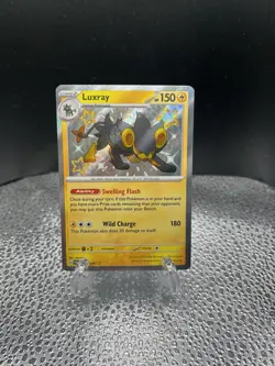 Pokemon Card Luxray 137/091 Paldean Fates Shiny Rare - Image 1
