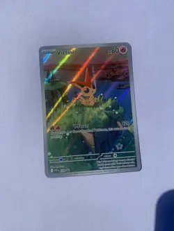 Victini SVP 208 Illustration Rare Black Star Promo Pokemon Card - Image 1