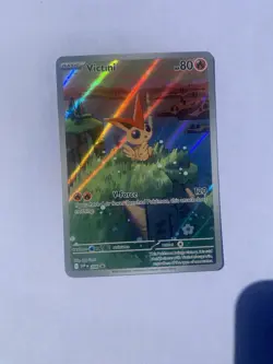 Victini SVP 208 Illustration Rare Black Star Promo Pokemon Card - Image 2