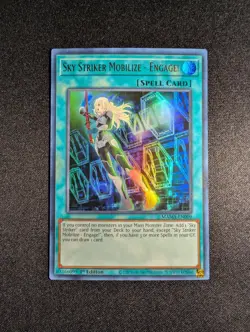 Yugioh - Sky Striker Mobilize - Engage! MAMA-EN009 1st Editoin Ultra Rare NM - Image 1
