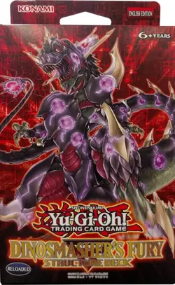 Structure Deck: Dinosmasher's Fury - Unlimited Edition Yugioh Sealed 83717835233 - Image 1