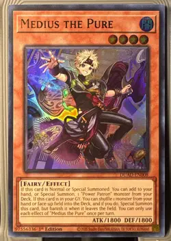 Yugioh Duelist’s Advance Medius The Pure Ultra Rare 1st Edition DUAD-EN008 - Image 1
