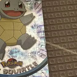 Topps Pokemon Card #07 Squirtle Holo Foil Black Logo Series - Image 3