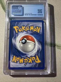 Pokemon Poliwag Card Base Set Common Unlimited CGC 7 - Image 2