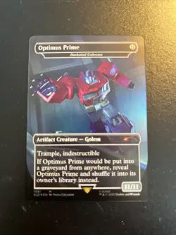 MTG English Optimus Prime - Darksteel Colossus NM Foil Secret Lair - Image 2