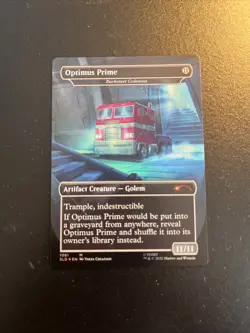 MTG English Optimus Prime - Darksteel Colossus NM Foil Secret Lair - Image 3