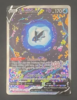 Pokemon Card Lumineon V GG39/GG70 Crown Zenith Galarian Gallery - Near Mint - Image 1