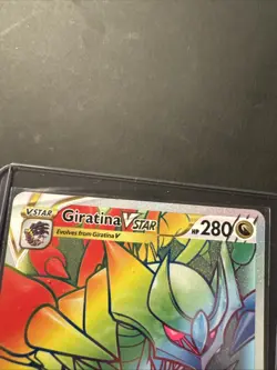 Pokemon Giratina VSTAR TCG 201/196 Lost Origin Secret Rare Rainbow Rare Card - Image 3