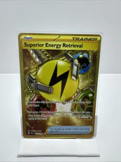 Pokemon TCG Superior Energy Retrieval Holo Card 277/193 Sv02: Paldea Evolved - Image 1