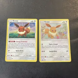 Eevee SM184 101/149 Black Star Promo Holo Pokemon Card Lot TCG - Image 1