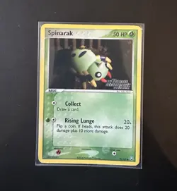 Spinarak Reverse Holo Stamped Pokemon Card - Ex Team Rocket Returns 78/109 LP - Image 1