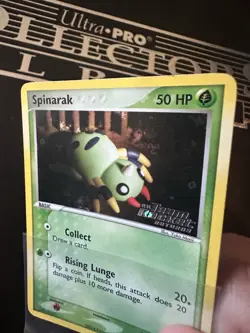 Spinarak Reverse Holo Stamped Pokemon Card - Ex Team Rocket Returns 78/109 LP - Image 2
