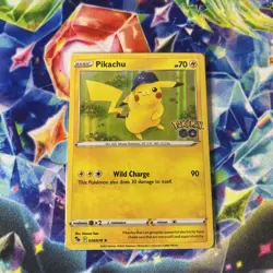 Pokemon - Pikachu Holo - 028/078 - SWSH Pokemon GO - Promo Card - Sealed - Image 3