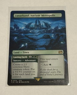 Zanarkand, Ancient Metropolis (Borderless) MTG Final Fantasy Regular - Image 3