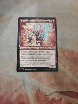 General Kreat, The Boltbringer Anime Foundations Jumpstart MTG NM - Image 1