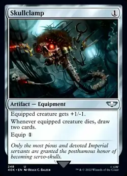 Near Mint, English - 1 x MTG Skullclamp Commander: Universe Beyond: 40,000 - Image 1