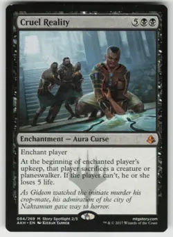 MTG Cruel Reality M Amonkhet 84 LP - Image 1