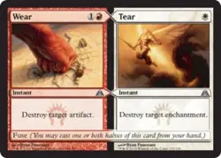 Slightly Played, English - 1 x MTG Wear Tear - Foil Dragon's Maze English - Image 1