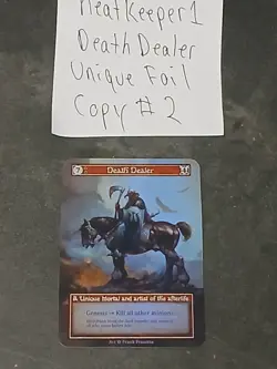 Sorcery Contested Realm Alpha Death Dealer Foil- Unique foil 1/248 - Image 2