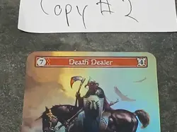 Sorcery Contested Realm Alpha Death Dealer Foil- Unique foil 1/248 - Image 5