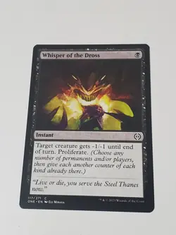 3x MTG - Whisper of the Dross - Phyrexia: All Will Be One Regular Proliferate - Image 5