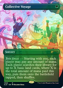 Collective Voyage FOIL BORDERLESS 1009 Secret Lair Pride Across Multiverse MTG - Image 1