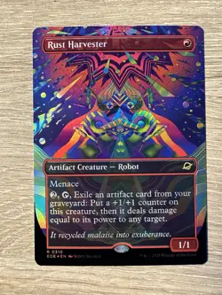 Rust Harvester - EOE RARE Borderless Foil #0310 - Image 1