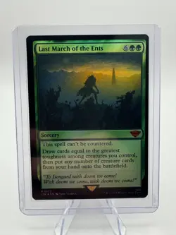 Near Mint Foil Last March of the Ents LTR 172 Lord of the Rings - Image 2