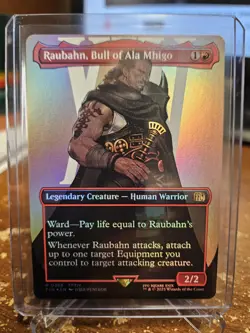 Magic: The Gathering Final Fantasy RAUBAHN, BULL OF ALA MHIGO #0388 Foil - Image 1