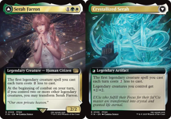 x1 Serah Farron // Crystallized Serah - Extended Art R MTG Final Fantasy M/NM, E - Image 1