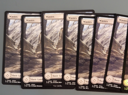 Lot of 13x Waste Basic Lands. Final Fantasy MTG. 6x Foil, 7x Reg NM Never Played - Image 2