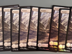 Lot of 13x Waste Basic Lands. Final Fantasy MTG. 6x Foil, 7x Reg NM Never Played - Image 3